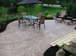 Stained Concrete Patio Driveways
