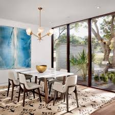 10 dining rooms with oversized art