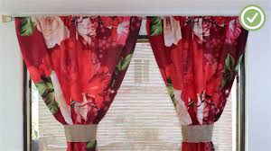 how to make no sew curtains with