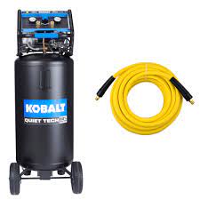 kobalt 26 gal quiet compressor and