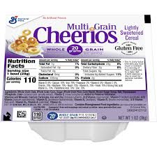 multigrain cheerios cereal single