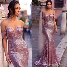 Fashion Designer Prom Dresses Sequins Off Shoulder Sexy Sweetheart Cocktail Party Gowns Floor Length Formal Evening Dresses Free Shipping