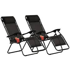 Sun Lounger Garden Chairs With Cup
