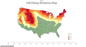 Fall Is Coming Interactive Map Predicts Peak Foliage Dates