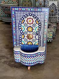 Moroccan Tile Fountain Moroccan Mosaic