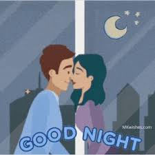 I love you for making me feel happy all now, let your guy know that you can't fall asleep without greeting him goodnight. Romantic Good Night Kiss Gif Good Night Kiss Gif Images Downloads
