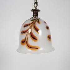 Pendant Lamp Murano Glass Brass