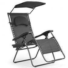folding recliner lounge chair with