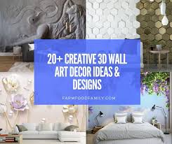 20 Creative 3d Wall Art Decor Ideas