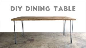 how to build a dining table modern