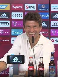 Thomas muller does love to waste a good pintcredit: International Press Conference With Thomas Muller