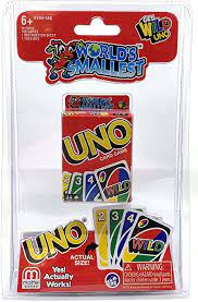 Maybe you would like to learn more about one of these? Amazon Com World S Smallest Uno Card Game Toys Games