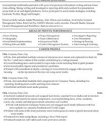 Journalism Advice  How to Write a Journalism Resume