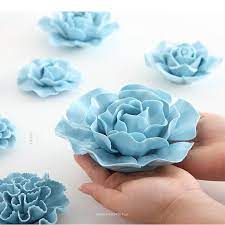Porcelain Ceramic Flower 3d Wall Decor