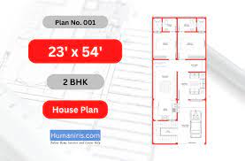 23 X 54 East Facing Home Floor Plan