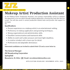 job vacancy makeup artist ion