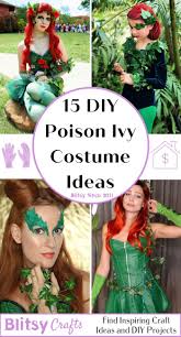 diy poison ivy costume ideas for halloween