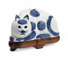 A Chinese Export Blue And White Cat Night Light 19th 20th Century 19th Century Asia Christie S