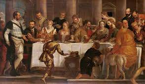 In the story jesus and his disciples were invited to a wedding celebration in cana, galilee. Paolo Veronese The Wedding Feast At Cana Art Print Canvas On Stretcher