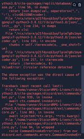 discord bot in python using replit db