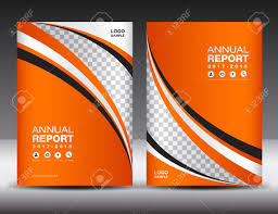 Orange Cover Template Cover Annual Report Cover Design Business