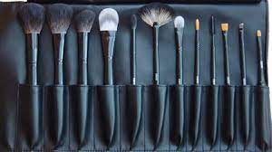 badger and nylon makeup brush sets