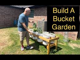 Raised Bed Bucket Garden Build