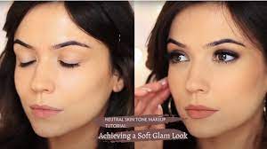 neutral skin tone makeup tutorial