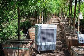 evaporative coolers in greenhouses