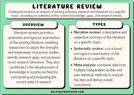 15 literature review exles 2023
