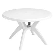 Dining Table 46 Inch Round Plastic