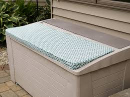 outdoor bench cushion with boxing