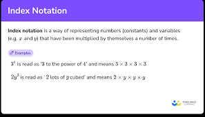Index Notation Gcse Maths Steps