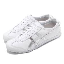 Details About Asics Onitsuka Tiger Mexico 66 White Silver Men Women Classic Shoes 1183a499 100