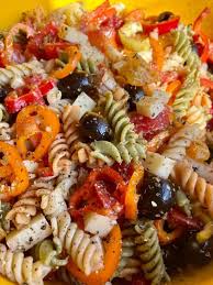 garden rotini pasta salad flypeachpie