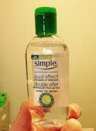 simple dual effect eye makeup remover