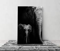 Elephant Art Elephant Wall Art Canvas
