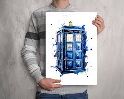 Doctor Who The Tardis Wall Art Print