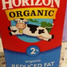 organic reduced fat milk and nutrition