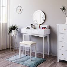 homfa elegance white dressing table