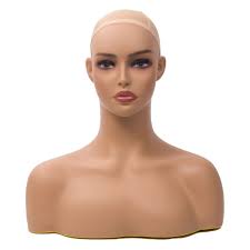 jingfa mannequin head with shoulder