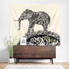 Elephant Tapestry Elephant Wall