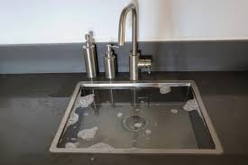 garbage disposal with standing water