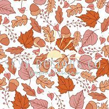 Boho Fall Leaves Digital Seamless Pattern for Fabrics and - Etsy