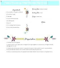 Free Printable Recipe Book Cover Template Floral Binder