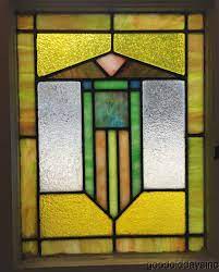 Crafts Stained Leaded Glass Window