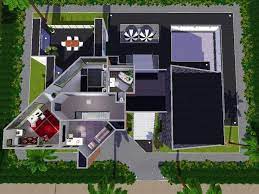 Sims 3 Modern House Plans Sims 4