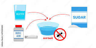 vettoriale stock ant bait recipe with