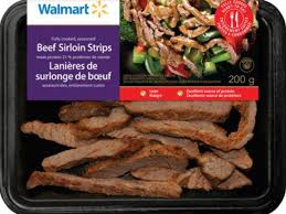 beef sirloin strips nutrition facts