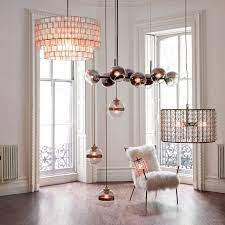 Staggered Glass 8 Light Chandelier